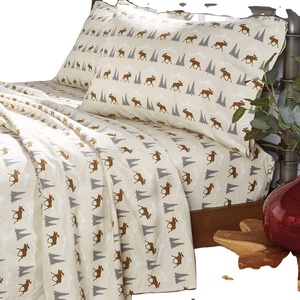 100% COTTON Super Soft Easy Care Beautiful Bed <strong>Sheet</strong> Set with 14 Deep Pockets FLANNEL <strong>Sheets</strong> - Product Image 2
