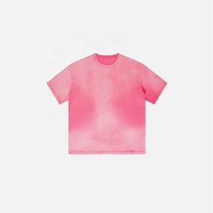 Yüksek kalite <span class=keywords><strong>2025</strong></span> yaz pamuk asit yıkanmış T Shirt boy Boxy katı Jersey boş tasarım Vintage Streetwear Tshirt