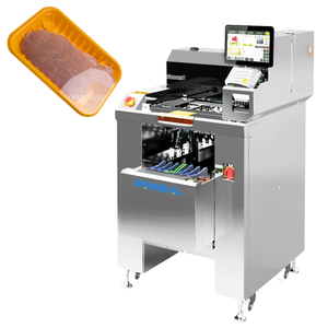 Dağıtım merkezi kullanımı sarılmak Film sebze et tavuk sarma paketleme makinesi ile tartı - Product Image 1