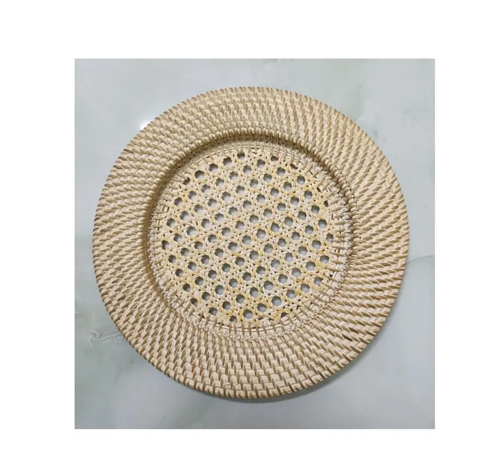 13-дюймовые плетеные тарелки для зарядного устройства из ротанга/круглая тарелка для зарядного устройства из ротанга/набор инструментов для домашней кухни (whatsapp 0084587176063)