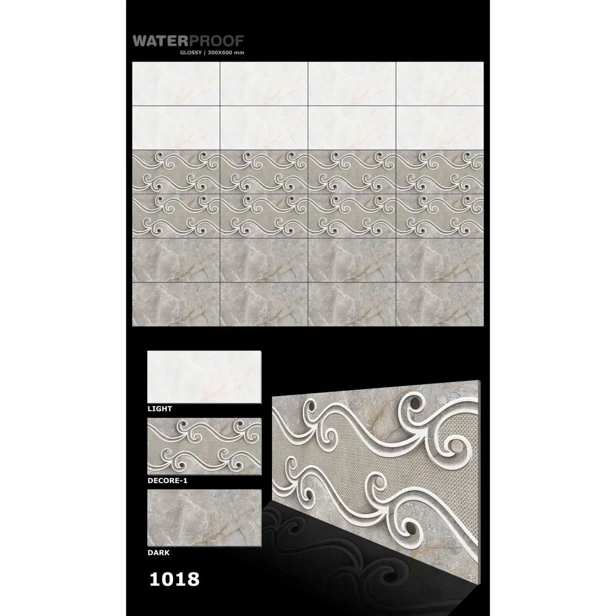 300 x600mm Interior Designer Tile Front Wall Culture Stone 12x24 pavimento rustico in ceramica smaltata 30x60cm piastrelle per interni di colore marrone