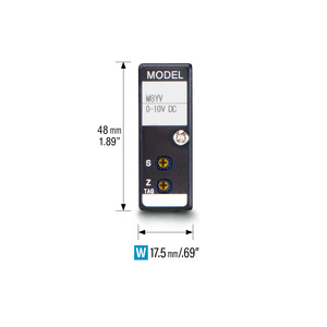 Serie M8, acondicionador de señal M8MS/M8MS1-Entrada de potenciómetro, dos salidas aisladas, linealización, alimentación de CA o CC - Product Image 2