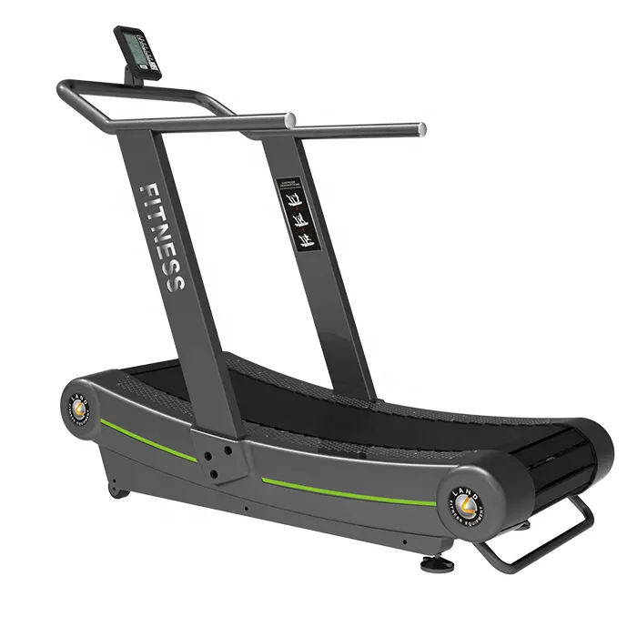 Cinta de correr con curva de CT-300 terrestre, equipo de gimnasio mecánico Manual popular para el hogar