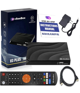 VSeebox V3 artı 2025 Flash sürücü paket kiti 64GB Android 11 işletim sistemi ses kontrolü kolay kurulum kılavuzu abd desteği 8K - Product Image 1