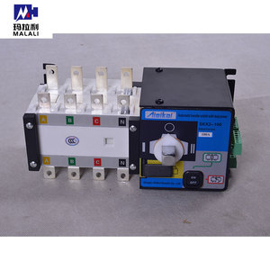 ATS160A 4P akıllı çift güç üç fazlı DC otomatik Transfer anahtarı 4p ATS 63A 100A Generator 400A 630A jeneratör için 400V - Product Image 2