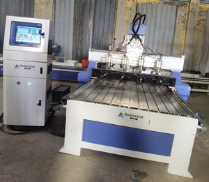 Enrutador CNC 3D de 4 ejes, velocidad rápida, cabezales múltiples, máquina CNC de esculpir 3D, enrutador CNC de 3 ejes y 4 husillos - Product Image 1