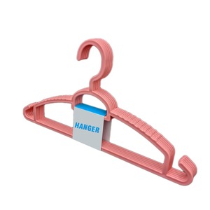 畅销制造商定制衣架多用途耐用彩色塑料管状成人衣架 - Product Image 3