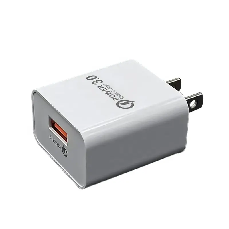 Adaptador de cargador USB tipo C Enchufe DE LA UE 20W PD QC3.0 Cargador de teléfono de carga rápida para teléfonos inteligentes