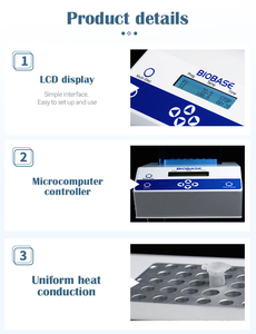 BIOBASE fabbrica bagno a secco incubatore Display a LED micropiastra uso per laboratorio - Product Image 4