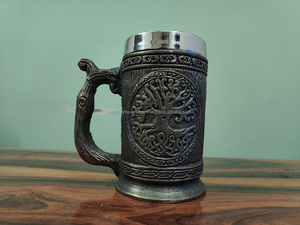 ドラゴンステンレス鋼コーヒーマグ食品グレードコーヒーカップクリエイティブデザイン