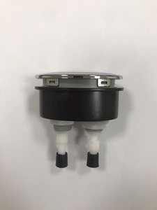 OEM ODM ABS镀铬椭圆形双冲洗按钮定制标志印刷马桶水箱推板PW系列 - Product Image 3