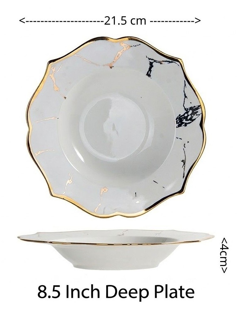 Assiette de 8,5 pouces de profondeur
