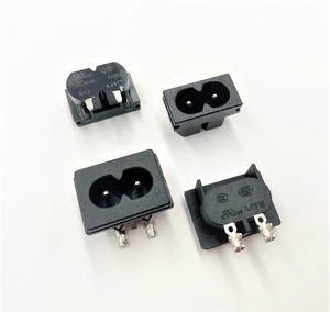 C8パネルマウントプラグアダプター、250V AC 2.5A2ピンIECインレットモジュールプラグ電源コネクタソケットストレート - Product Image 3
