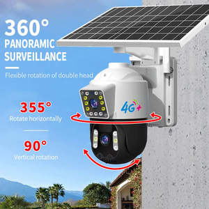 V360 Pro 3MP HD 4G เลนส์คู่ตรวจจับการเคลื่อนไหวระบบแสงอาทิตย์ PTZ ซิมการ์ด10000mAh แบตเตอรี่พลังงานต่ำกล้องเครือข่าย - Product Image 4