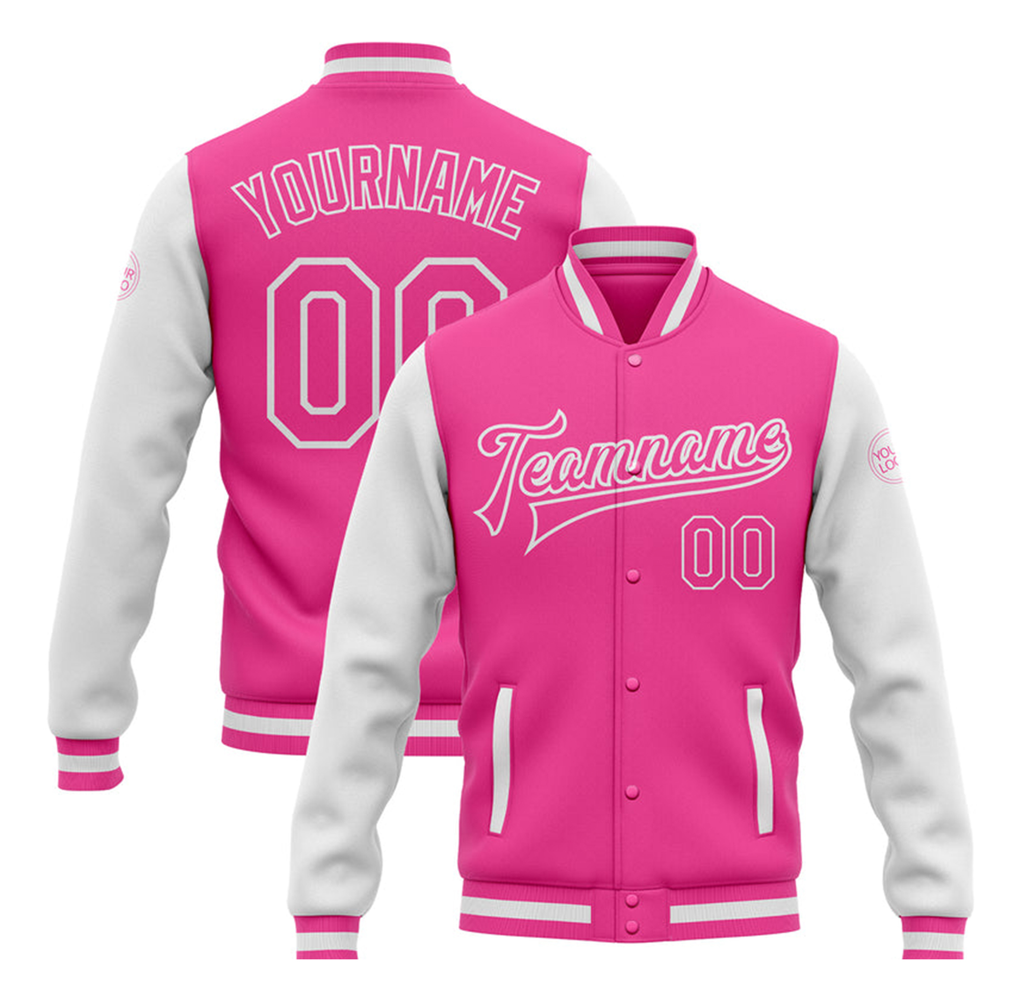 Pink/White