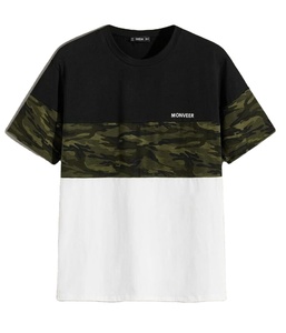 Yüksek kalite O boyun T-Shirt Camiseta toplu boy T shirt Tee Modal pamuk düz erkekler T shirt bangladeş yapılan - Product Image 1