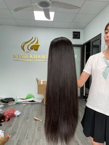 ベトナム産の本物の人毛とウィッグ100% 生シングルドナーヘア卸売価格で配達準備完了 - Product Image 4