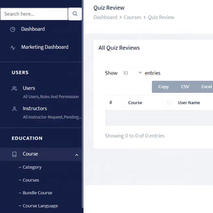App di E-Learning personalizzata con pannello di amministrazione, creatore del corso, raccolta delle tariffe, gestione degli utenti E dei rapporti - Product Image 1