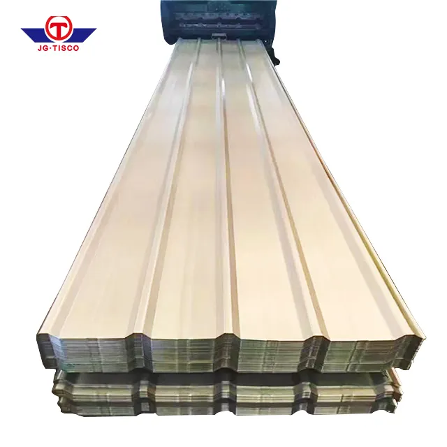 Lastre di acciaio ondulato di vendita del tetto galvanizzato usato normale di alta qualità con superficie Anti-dito