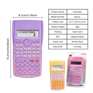 Calculadora científica, calculadora científica de estudiante de Función 10 + 2 pantalla LCD digital - Product Image 3