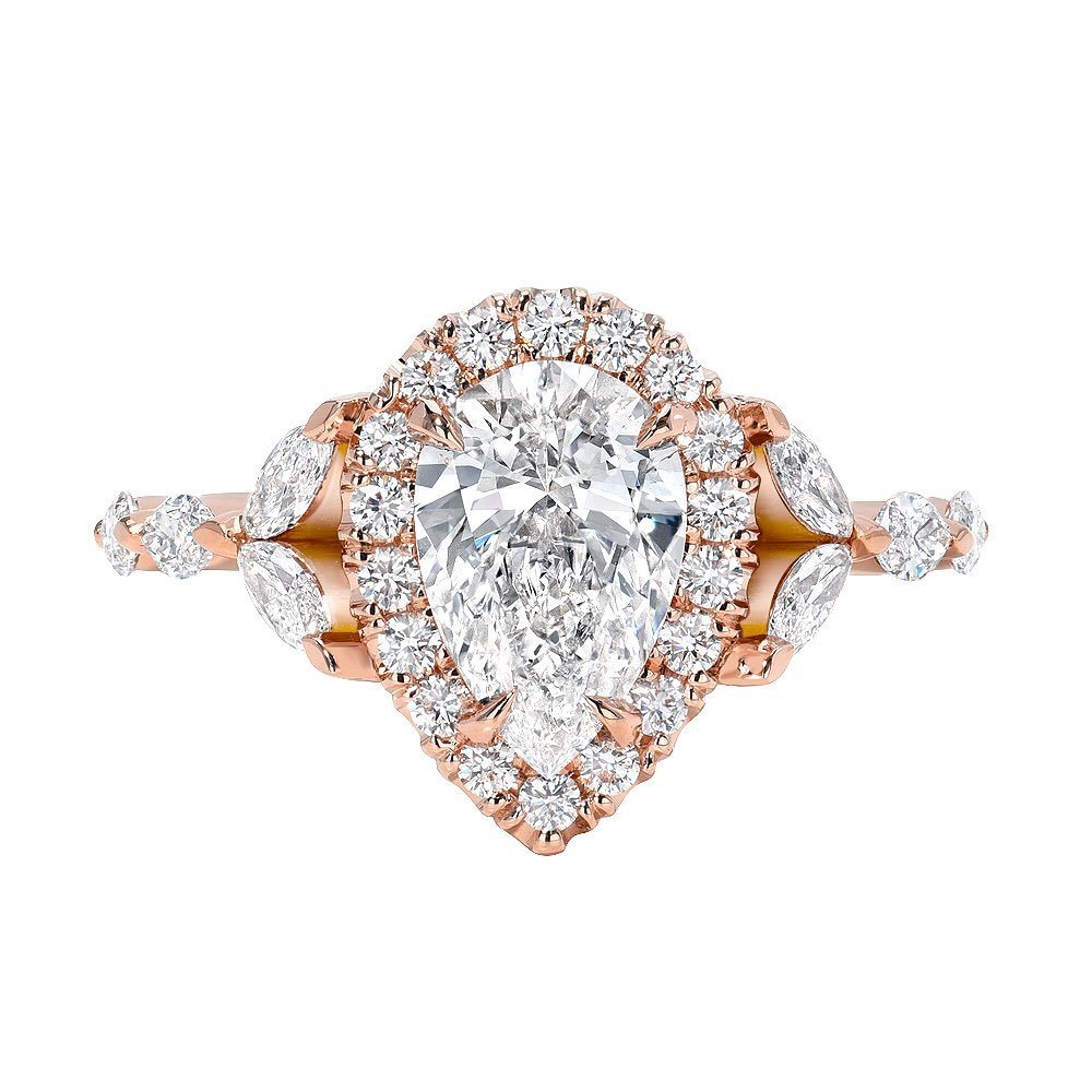 Moissanite en or 18 carats