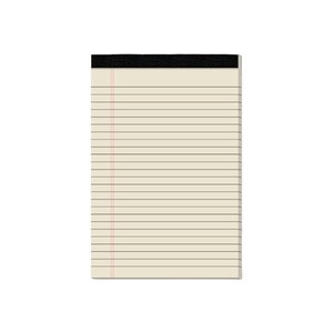 Custom Multi-Color Legal Notepad with Logo and 8 Distinct Hues 28 <strong>Sheets</strong> - Product Image 1