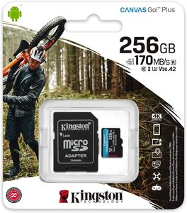 Kingston 1tb micro tf sd בד ללכת בתוספת UHS-I כרטיס זיכרון 64 ג 'יגה 128 ג' יגה-b 256gb 512gb 1tb 170 mb/s לקרוא 4k משלוח טלפון ג 'י