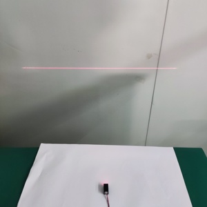 Простой в эксплуатации переключатель DIY включения-выключения 650nm 5mw горизонтальный красный лазерный Выравнивающий линейный лазерный указатель диодный модуль для промышленного использования - Product Image 3