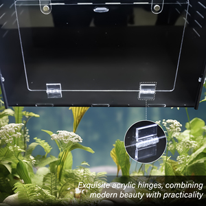 High Quality <strong>PVC</strong> Reptile Cages with Acrylic Door Terrarium Display Cases Customizable PET Factory Support Box Packing Included - Product Image 6