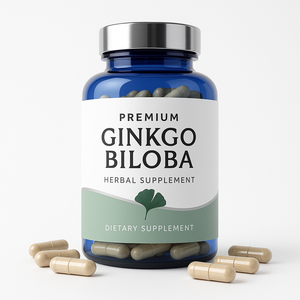 Hochfestes Ginkgo Biloba Kräuter extrakt Pulver Bulk Antioxidans für kognitive Funktion Brain Clarity Memory Focus - Product Image 2
