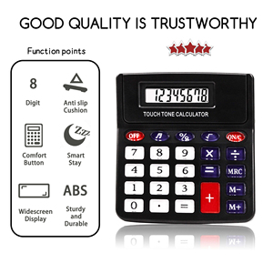 Al por mayor de 8 dígitos multifuncional pequeña calculadora electrónica de tono táctil para estudiantes de papelería - Product Image 2