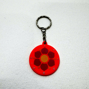 Quan Chi Eco-Friendly High Quality Silicone/Rubber Keychain Customizable with Logo OEM Design Accepted Factory Price - Product Image 1