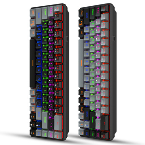 <strong>Customized</strong> HXSJ V800 68-<strong>key</strong> Mechanical <strong>Keyboard</strong> E-sport RGB ABS Red Axis&amp;blue Axis Type-C Gaming Wired <strong>Keyboard</strong> for <strong>Computer</strong> - Product Image 6