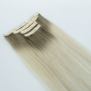 クリップインヘア人毛エクステンションベトナム産天然ストレートアライメント工場価格