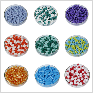 Halal Leere Hart kapsel Größe 00 0 1 2 HPMC Grüne Farbe Vegetarische Vegane Pflanzen pille Kapseln Muscheln - Product Image 5