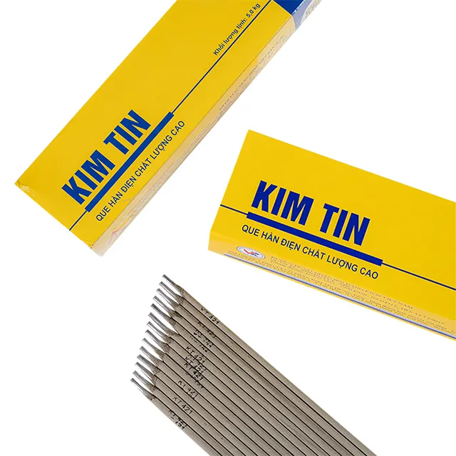 Kim stagno gruppo migliore qualità fabbrica uscita elettrodo di saldatura E6013 E6011 E7018 asta di saldatura diametro asta di saldatura E6013