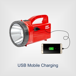 <strong>THUNDER</strong> Series 5W Solar <strong>LED</strong> Torch with Bright &amp; Long Beam for Remote Locations and No-Power Zones - Product Image 5