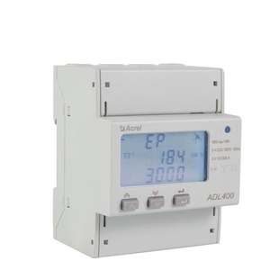 Acrel ADL400 Medidor de energía de carril Din de entrada trifásica 80A con RS485 Modbus y conexión directa para la gestión de la energía del edificio - Product Image 3