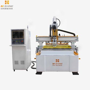 M-shine1328 ATC <strong>Auto</strong> <strong>Loading</strong> and Unloading <strong>Nesting</strong> <strong>Cnc</strong> <strong>Router</strong> <strong>Machine</strong> for Wood Furniture Production