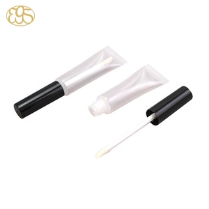 15ml Eco-Friendly Lip gloss tubes wholesale with Flocked <strong>Doe</strong> Foot Applicator Made from Sugarcane PCR HDPE PP ABS Cosmetic - Product Image 1
