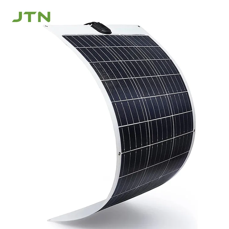 Precio al por mayor de película delgada panel fotovoltaico semi flexible solar flexible de 500W