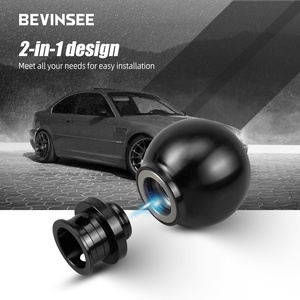 Honda Accord için BEVINSEE 2 in 1 düşük profilli vites topuzu kiti eleman Fit Civic CRV 2003-2007 Acura TSX 2004-2008 için - Product Image 4