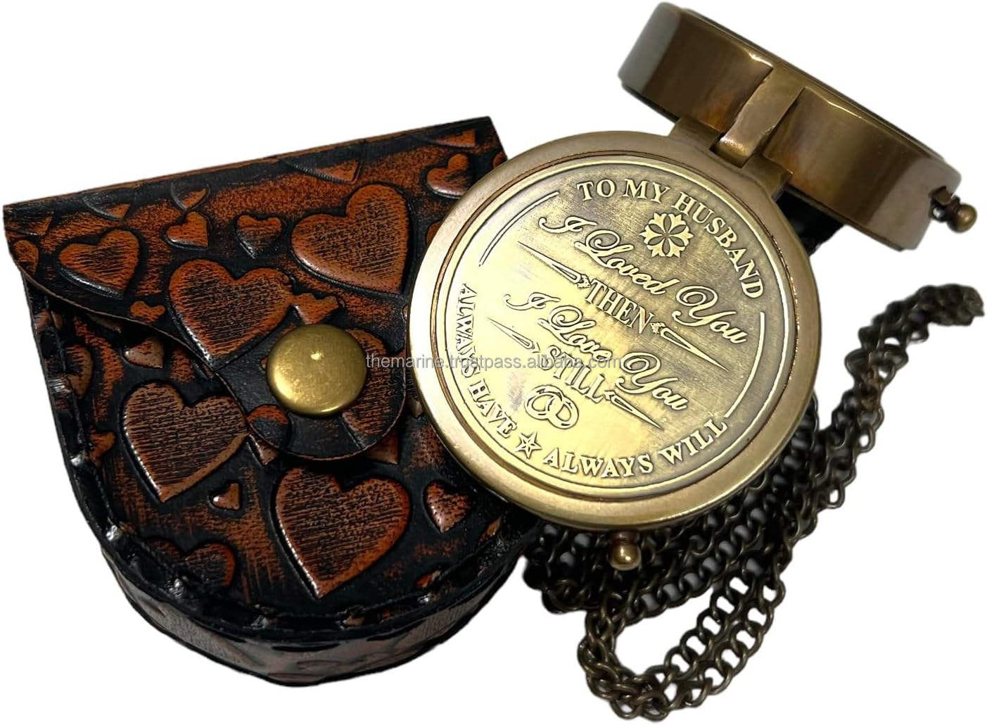 ทองเหลืองเงาและสีน้ำตาล