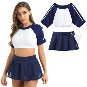 เชียร์ลีดเดอร์แฟนซีชุด Cheer Leader สูงโรงเรียนกระโปรงชุดอย่างเต็มที่ออกแบบ - Product Image 1