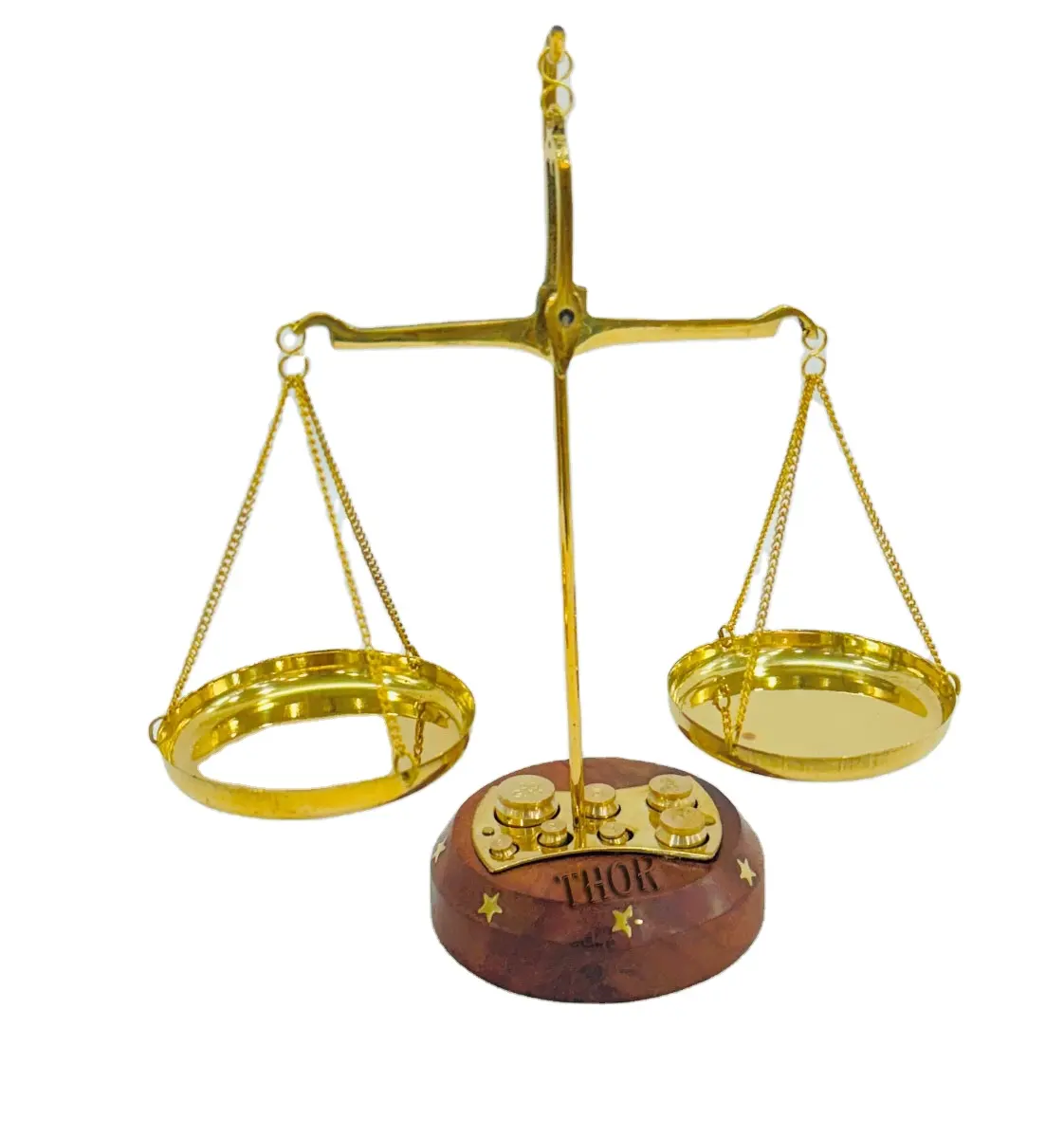 8 इंच सुंदर पीतल प्राचीन वजन तराजू संतुलन न्याय कानून तराजू सजावट पूर्ण वजन के साथ दिव्य आइटम आभूषण