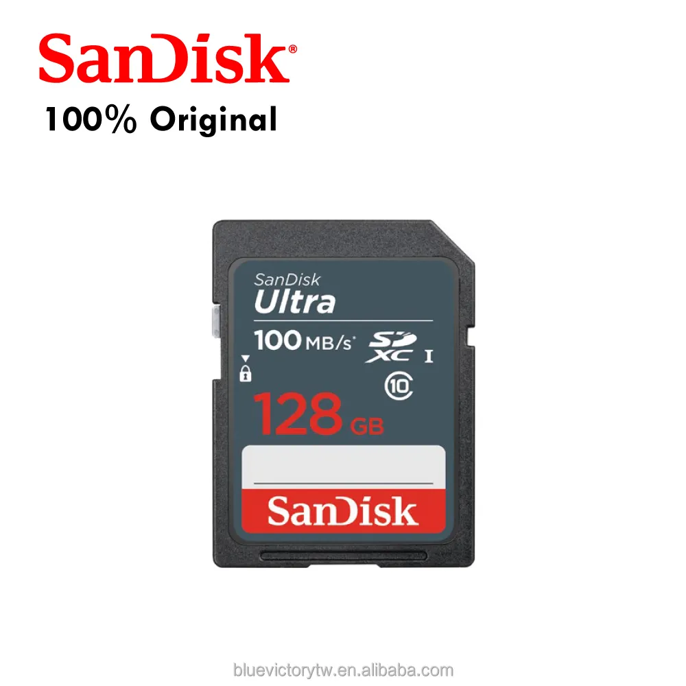 샌 디스크 128GB 울트라 SD 메모리 카드 100 MB/s, C10, SDSDUNR-128G-GN3IN