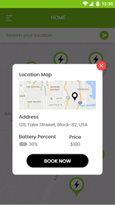 EV-Lade-App Android & iOS Benutzer freundliche Schnitts telle Dunkler Modus Kommerzielle EV-Lade-App Verwalten Sie mehrere Stationen - Product Image 3