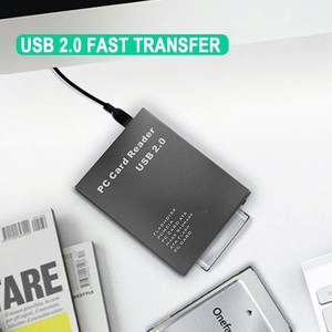 Lettore di schede da USB2.0 a PCMCIA in metallo-ATA lettore di schede per 68pin per lettore di schede PC - Product Image 3