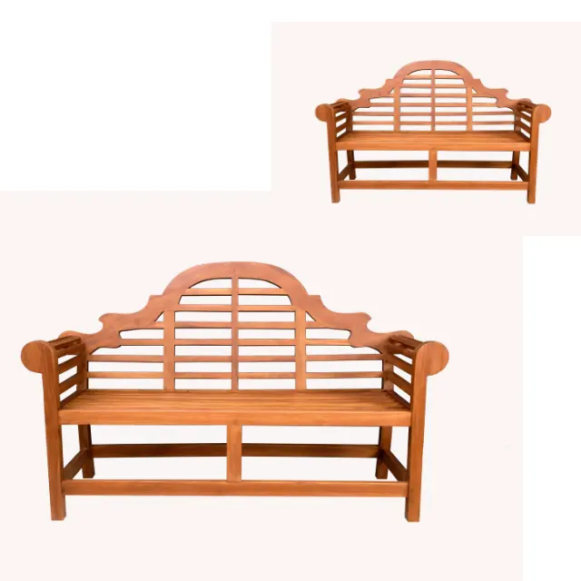 Lutyens-muebles de madera para Patio y jardín, Banco de alta calidad para exteriores