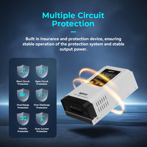 GT Solar Preço de Fábrica 12/24V/36V/48V 30A-100A Max <span class=keywords><strong>PV</strong></span> Entrada <span class=keywords><strong>150V</strong></span> MPPT Controlador de Carga Solar MPK6 Série